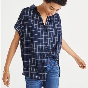 Madewell Central Shirt in Windowpane